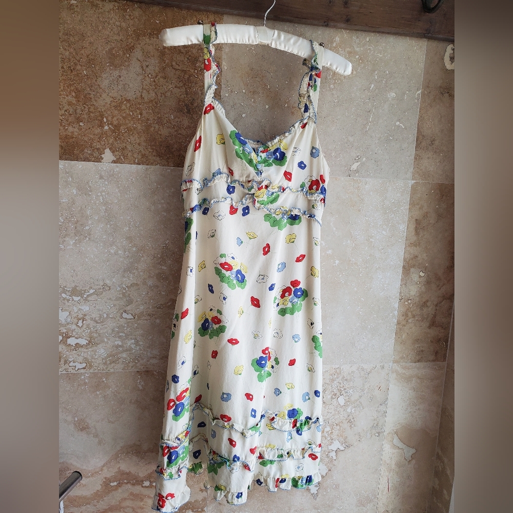 Anthropologie Odille Silk Dress